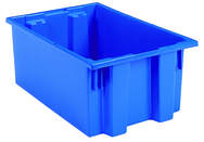 19-1/2 x 15-1/2 x 10'' - Blue Nest-Stack-Tote Box - Americas Tooling