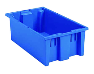 19-1/2 x 13-1/2 x 8'' - Blue Nest-Stack-Tote Box - Americas Tooling