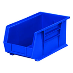 8 1/4″ × 14 3/4″ × 7″ - Blue Hanging or Stackable Bin - Americas Tooling