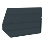 18" x 11" - Black 6-Pack Bin Dividers for use with Akro Stackable Bins - Americas Tooling