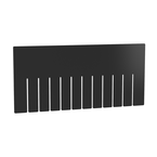 Black 6-Pack Short Bin Dividers for use with Akro-Grid Container 33-228 - Americas Tooling