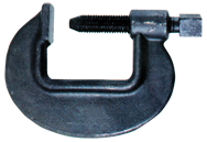 Heavy Duty Forged Deep Throat C-Clamp - 2-7/8'' Throat Depth, 5-3/8'' Max. Opening - Americas Tooling