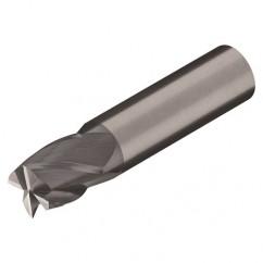 17/64" Dia. - 1/2" LOC - 2" OAL - 4 FL Carbide S/E HP End Mill-AlTiN - Americas Tooling