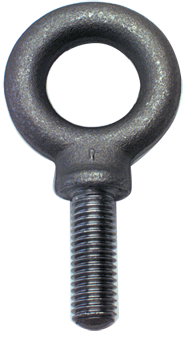 Shoulder Plain Eye Bolt - 1-3/4-5 Thread, 2-7/8'' Eye Dia. - Americas Tooling