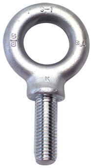 304 Stainless Eye Bolt - 1-8 Thread, 1-13/16'' Eye Dia. - Americas Tooling