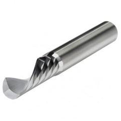 1/4" Dia. - 2-1/2" OAL - CBD - Router-Single Flute Plastic LH Spiral; RH Cut - Americas Tooling