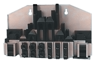 Machinist Clamping Set - #12625CK; 1/2-13 Stud Size; 5/8 T-Slot Size - Americas Tooling