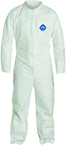 Tyvek® White Collared Zip Up Coveralls - Large (case of 25) - Americas Tooling