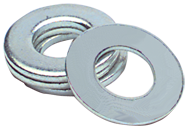 7/8 Bolt Size - Zinc Plated Carbon Steel - Flat Washer - Americas Tooling