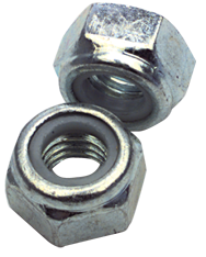 M16-2.0 - Zinc / Bright - Nylon Insert Stop Nut - Americas Tooling