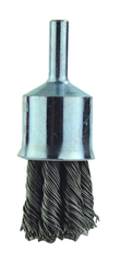 1" Diameter - 1/4" Shank - .006 Wire - End Brush - Americas Tooling