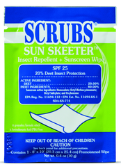 SUN SKEETERâ„¢ Insect Repellent & Sunscreen Wipes - PackageÂ of 100 - Americas Tooling