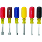 STANLEY® 7 Piece Vinyl Grip Metric Nut Driver Set - Americas Tooling