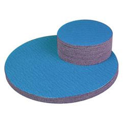 24" x No Hole - 40 Grit - PSA Sanding Disc - Blue Zirc-Cloth - Americas Tooling