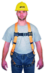 Non-Stretch Harness w/Mating buckle Shoulder Straps; Tongue Buckle Leg Straps & Mating Buckle Chest Strap - Americas Tooling