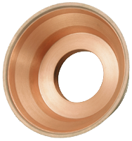 3-3/4 x 1-1/2 x 1-1/4'' - 150 Grit - 75 Concentration - CBN Cup Wheel - Americas Tooling