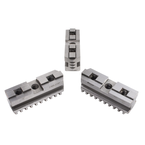 Hard Master Jaws for Scroll Chuck 5" 3-Jaw 3 Pc Set - Americas Tooling