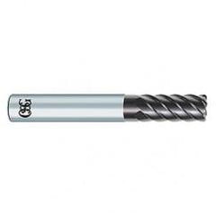 8mm x 8mm x 19mm x 60mm 6Fl 0.5mm C/R Carbide End Mill - EXO - Americas Tooling