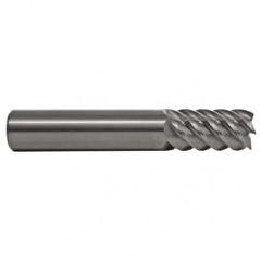 3mm TuffCut SS 6 Fl High Helix TiN Coated Non-Center Cutting End Mill - Americas Tooling