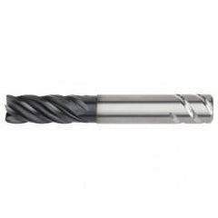 1/2x1/2x1-1/4x2-1/4x4 .030R 5FL Carbide End Mill-Round Shank-AlTiN - Americas Tooling