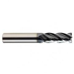 3/4 x 1-5/8 x 1-5/8 x 4 4Fl .020 C/R Carbide End Mill - TiALN - Americas Tooling