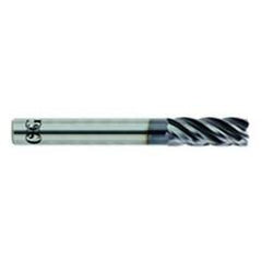 1 x 1 x 1-1/4 x 4 5Fl .090 C/R Carbide End Mill - TiALN - Americas Tooling