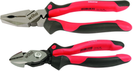 2 Pc. Set Industrial Soft Grip Linemen's Pliers and BiCut Combo Pack - Americas Tooling