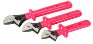 Insulated Adjustable 3 Piece Wrench Set 8"; 10" & 12" - Americas Tooling