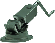 2-Axis Precision Angular Vise 4" Jaw Width, 1-1/2" Jaw Depth - Americas Tooling