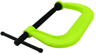 Drop Forged Hi Vis C-Clamp, 0" - 3" Jaw Opening, 2-1/2" Throat Depth - Americas Tooling