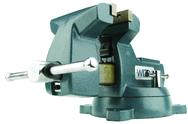 744, 740 Series Mechanics Vise - Swivel Base, 4" Jaw Width, 4-1/2" Jaw Opening, 3-7/8" Throat Depth - Americas Tooling