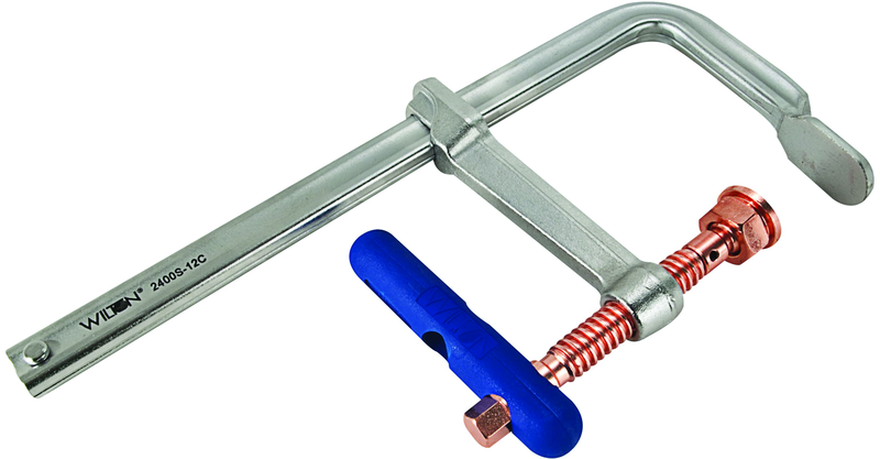 2400S-20C, 20" Regular Duty F-Clamp Copper - Americas Tooling