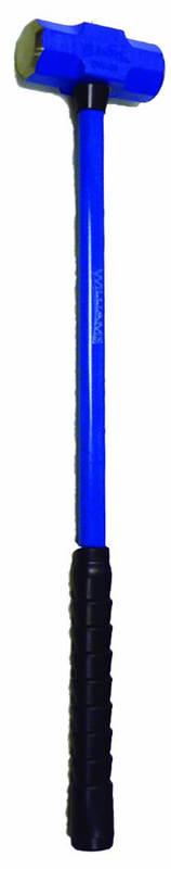 8 lb - 32" Fiberglass Handle - 2" Head Diameter - Soft Steel Sledge Hammer - Americas Tooling