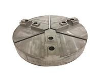 Round Chuck Jaws - Acme Serrated Key Type - Chuck Size 8" inches - Part #  RAC-8200CI - Americas Tooling