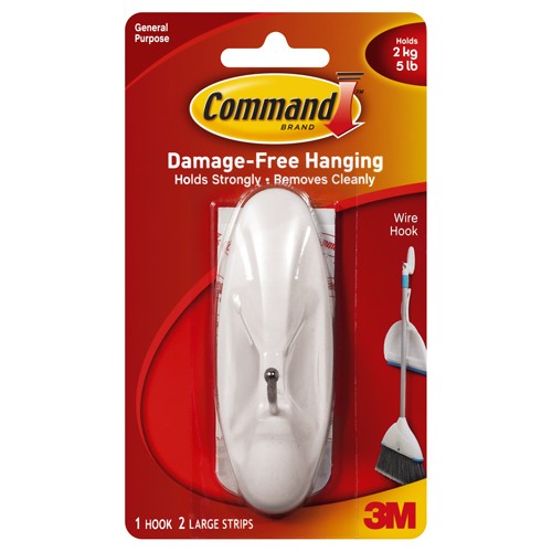 Command™ Large Wire Hook 1706 - Exact Industrial Supply