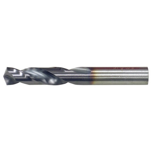 10.50mm RHS / RHC HSS-CO 8% (M42) 135 Degree Split Point Cobalt Heavy Duty Screw Machine Drill - TiCN - Exact Industrial Supply