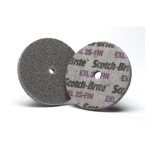 Scotch-Brite EXL Unitized Wheel XL-UW 2S Fine 3″ × 1/4″ × 1/4″ - Americas Tooling