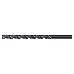 13/32″ RHS / RHC HSS 118 Degree Radial Point Extra Length Drill - Steam Oxide - Exact Industrial Supply