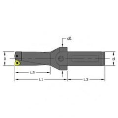 UD-1812-2D-150 2XD Indexable Drill - Americas Tooling