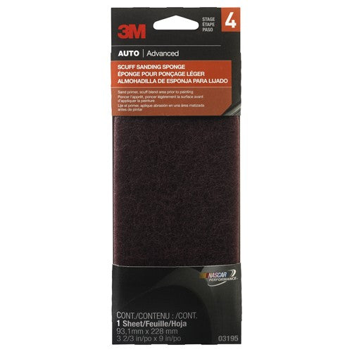 ‎3M Scuff Sanding Sponge 03195 3-2/3″ × 9″ - Americas Tooling