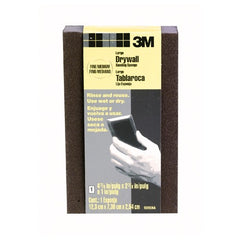 3M Drywall Sanding Sponge 9095DC-NA Dual Grit Block 2 7/8″ × 4 7/8″ × 1″ Fine/Medium - Americas Tooling