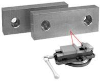 Machinable Aluminum and Steel Vice Jaws - SBM - Part #  VJ-661 - Americas Tooling