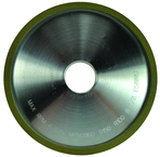 6 x 1/2 x 1-1/4'' - 1/8'' Abrasive Depth - 150 Grit - 1/4 Rim Type 4A2 Diamond Wheel for Foley-Type Grinder - Americas Tooling