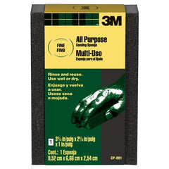 ‎3M Sanding Sponge CP-001-ESF Block 3 3/4″ × 2 5/8″ × 1″ Fine - Americas Tooling