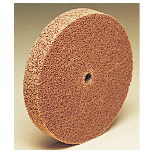 Scotch-Brite Cut and Polish Unitized Wheel CP-UW 5A Fine 4″ × 1/4″ × 3/8″ - Americas Tooling