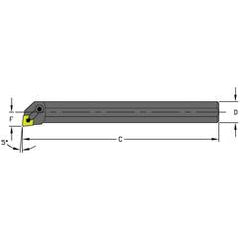 A32V MCLNL4 Steel Boring Bar w/Coolant - Americas Tooling