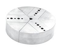 Round Chuck Jaws - Northfield Type Chucks - Chuck Size 6" inches - Part #  RNF-6100A - Americas Tooling
