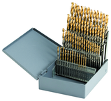 1/16 - 1/2 X 64Ths HSS Straight Shank Split Point Gold-P Drill Set (29Pcs) - Americas Tooling