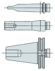 R8 x 7/8-20 Thread Tapping Attachment Shank - Americas Tooling