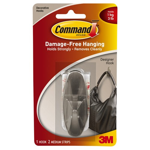 Command Designer Medium Hook 17081BN-ES - Exact Industrial Supply